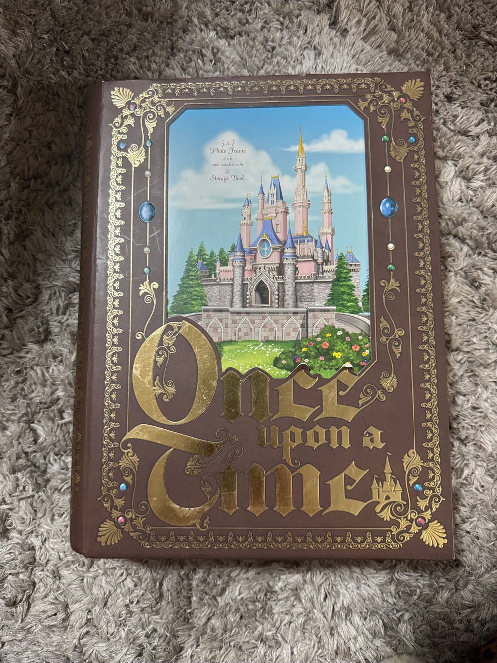 Disney Once Upon a Time Brown Storybook storage box